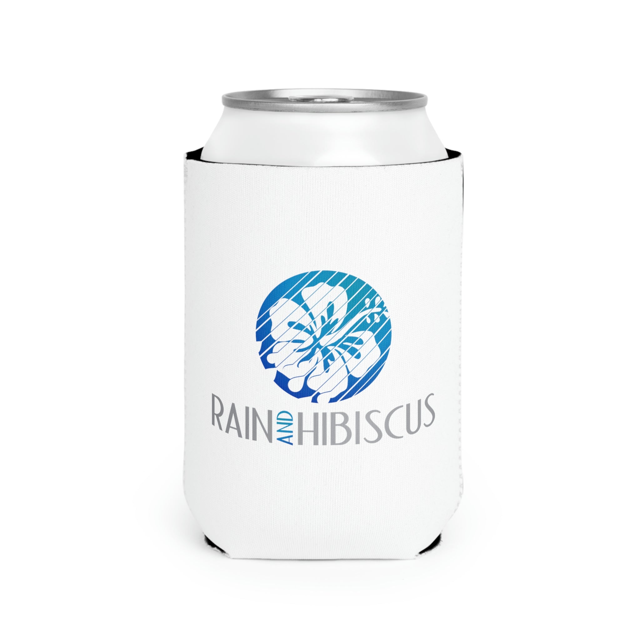 Can Cooler Sleeve - Rain & Hibiscus