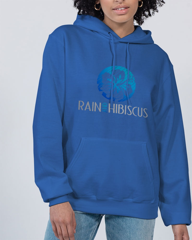 Rain And Hibiscus Unisex Hoodie | Champion - Rain & Hibiscus