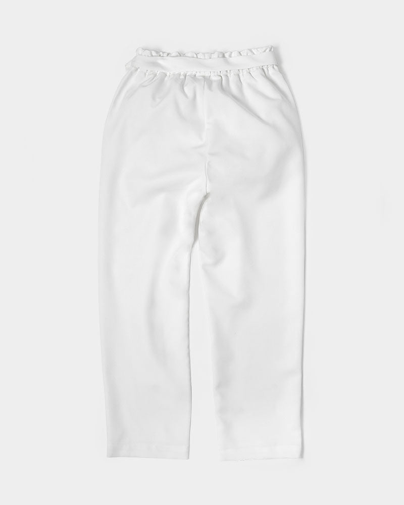 Rain And Hibiscus Women's Belted Tapered Pants - Rain & Hibiscus