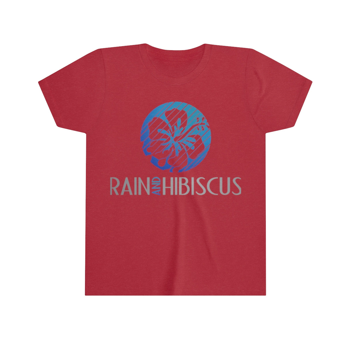 Youth Short Sleeve Tee - Rain & Hibiscus