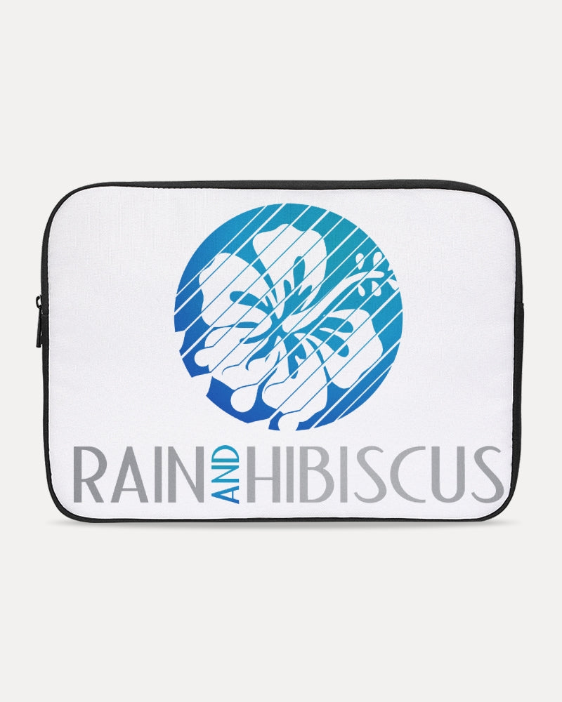 Rain And Hibiscus Laptop Sleeve - Rain & Hibiscus