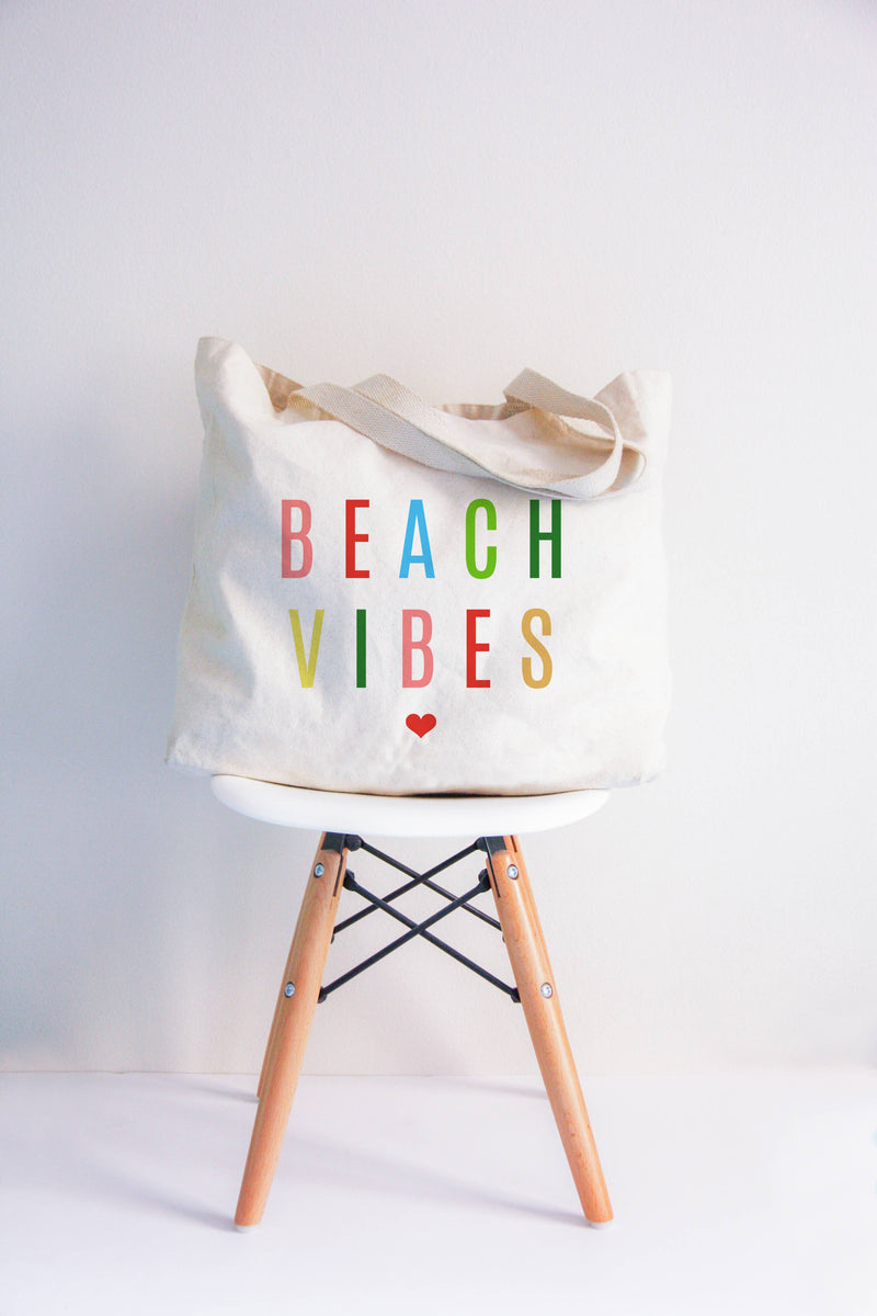 Beach Vibes XL Tote Bag - Rain & Hibiscus