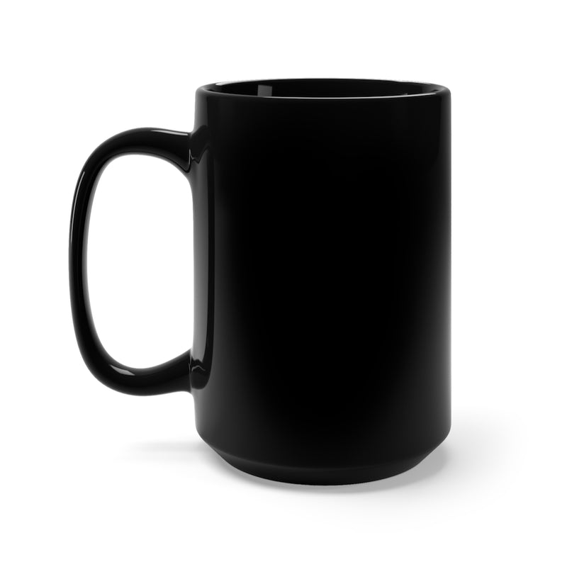 Black Mug 15oz - Rain & Hibiscus